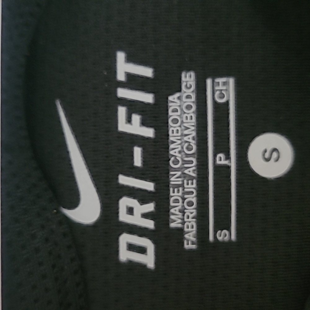 Nike Black Leggings With Silver NIKE LOGO - Picture 3 of 3
